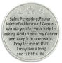 Saint Peregrine Pocket Token - Patronage: All Cancers  (Minimum quantity purchase is 1)