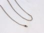 2mm Stainless Steel Ball Chain with Connector - 24" (Minimum quantity purchase is 1) 