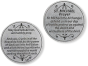Saint Michael Prayer Pocket Token (1.25") - Protection from Evil - Closeout Sale * (Minimum quantity purchase is 3)