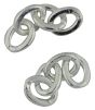   Extra Heavy Duty Precut Rosary Chain  0.80 mm- Soldered Silver OX 4 link - 100 pcs     (Minimum quantity purchase is 1)