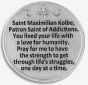  Saint Maximilian Kolbe Pocket Token - Patronage: Addiction (Minimum quantity purchase is 1)