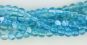  Aqua and White Glass Crystal Beads, 6 mm round - 295+  beads   (Minimum quantity purchase is 1)