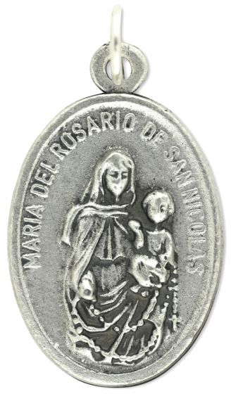 Our Lady of the Rosary of San Nicolas - 1"  (Minimum quantity purchase is 3)