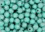 Robin's Egg Blue Star Plastic Beads, 8 mm round- 60 beads     (Minimum quantity purchase is 1)