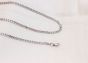 18" Stainless Steel Curb Chain with Lobster Clasp (Minimum qty. purchase is 1)