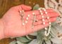 First Communion Rosary Gift Set - 18.5", Wood Rosary Box, Plaque, & Rosary Made in Italy - Closeout Sale * (Minimum quantity purchase is 1) 