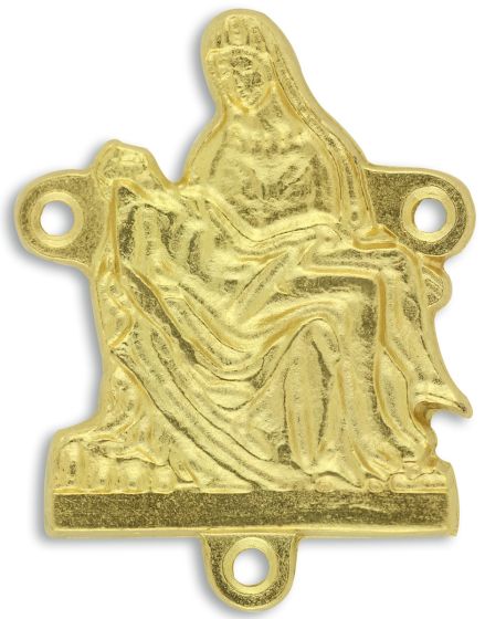 Pieta Large Centerpiece - Gold Tone - 1/1/4 "   (Minimum quantity purchase is 1)