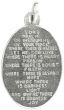  St Francis with Wolf Peace Prayer Large Medal-    1-1/8 inch   (Minimum quantity purchase is 3)