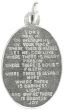  St Francis with Wolf Peace Prayer Large Medal-    1-1/8 inch   (Minimum quantity purchase is 2)