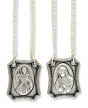  Divine Mercy / Our Lady of Guadalupe Metal Scapular   (Minimum quantity purchase is 1)