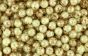   Czech Republic Glass Dappled Beads, Golden Wheat - 8mm, Pkg of 60 (Minimum quantity purchase is 1)