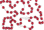    Custom Rosary, Add Crucifix and Centerpiece, 6mm Red Faux Pearl Beads - 17"  @  (Minimum quantity purchase is 1)