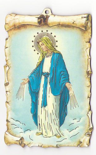     Picture on Wood - Our Lady of Grace 6 inch  (Minimum quantity purchase is 1) 