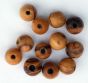 Olive Wood round 6mm beads from Bethlehem - pkg of 60 