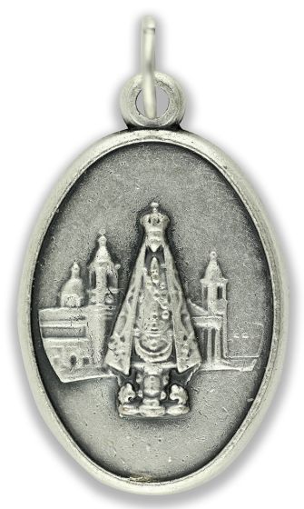  Our Lady of San Juan del Valle Medal - 1" Made in Italy - Closeout Sale * (Minimum quantity purchase is 3)
