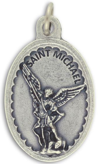   St Michael / Protect Us Medal - 1 1/8" (Minimum quantity purchase is 1)
