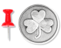 Clover Pocket Token - "Hope, Faith and Love" (Minimum quantity purchase is 1)