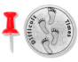  Difficult Times / Footprints Pocket Token   (Minimum quantity purchase is 1)