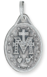  Miraculous Medal 3/4 inch - ENGLISH  (Minimum quantity purchase is 3)