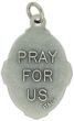 4 Way / Pray for Us Medal - Unique Oval Shape - 1 inch (Minimum quantity purchase is 3)