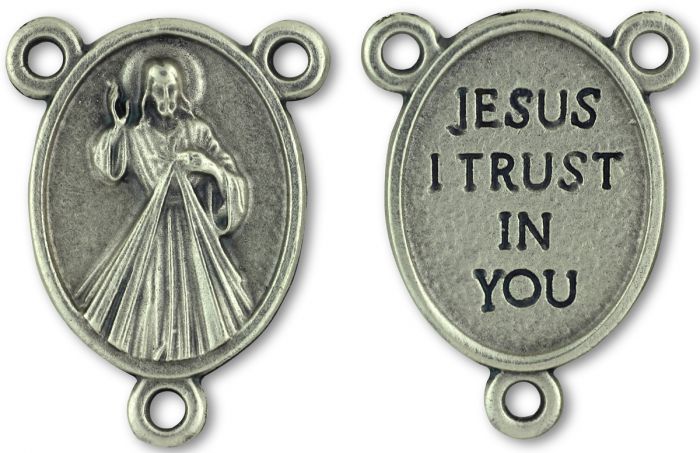 Divine Mercy / Jesus I Trust In You Center Piece (Minimum quantity purchase is 3)
