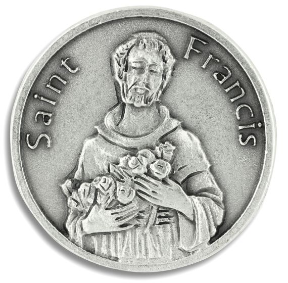   St Francis Pocket Token   (Minimum quantity purchase is 1)