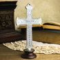 Tertium Millennium 5-Way Metal Tabletop Crucifix – 6-1/8", Multicolor & Silver Ox  (Minimum quantity purchase is 1)  