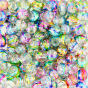 Accented Multi-color 8 mm Glass Crystal Beads - 60 per pack   (Minimum quantity purchase is 1)