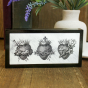 Hearts of the Holy Family Free Standing Plaque - 6.25 x 3"*   (Minimum quanity purchase is 1)