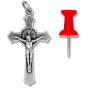  St. Benedict Flared Edge Crucifix 1.5 inch   (Minimum quantity purchase is 1)