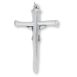 Large Nail Crucifix - 2 11/16" Silver Oxidized, Made in Italy   (Minimum quantity purchase is 1)