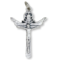 Holy Trinity Tertium Millennium Crucifix - 1-3/8", Silver Ox  * (Minimum quantity purchase is 3)