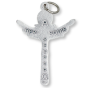 Holy Trinity Tertium Millennium Crucifix - 1-3/8", Silver Ox  * (Minimum quantity purchase is 3)
