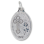 Sacred Heart - Red Enamel Accent - 1"   (Minimum quantity purchase is 2)