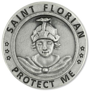 Saint Florian / Patron Saint of Fire Fighters Pocket Token (Minimum quantity purchase is 1)