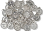   MIX AND MATCH Round Saints Medals, 7/8" - Pack of 25      (Minimum quantity purchase is 25)