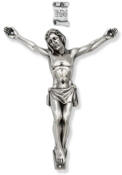   Silver Oxidized Corpus 4.5 Inch*  (Minimum quantity purchase is 1)