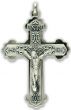  Two Sided Detailed Crucifix with Scroll Design and Back Plate - 2 1/4" (Minimum quantity purchase is 1)