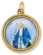  Miraculous Medal, Color Image with Gold Tone Finish - 1"  (Minimum quantity purchase is 1)