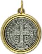  Two-Toned St. Benedict Medal  - 1" (Minimum quantity purchase is 1)