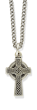 Celtic Cross Necklace on 30"  Stainless Steel Chain * (Minimum qty. purchase is 1)