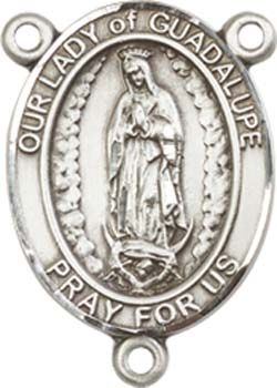 Sterling Silver O/L of Guadalupe Rosary Center