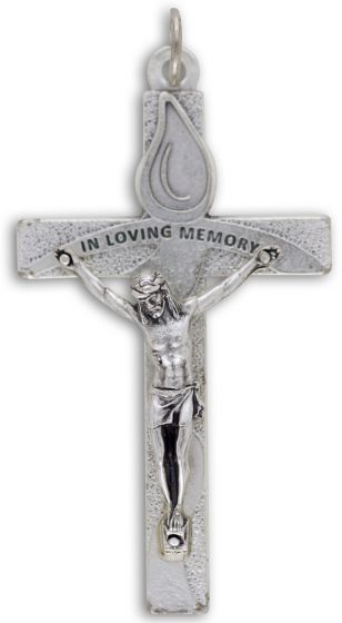  "In Loving Memory" Two-Sided Crucifix - 1 7/16"   (Minimum quantity purchase is 1)