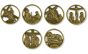  Stations of the Cross Bronze Parts Set of 14 - For Wood, Plaques, and More!