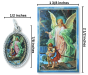 Guardian Angel Medal (1 inch) and Picture Card  (Minimum quantity purchase is 1)