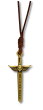 St Michael's Sword Necklace  "Quis Ut Deus"   (Minimum quantity purchase is 1)
