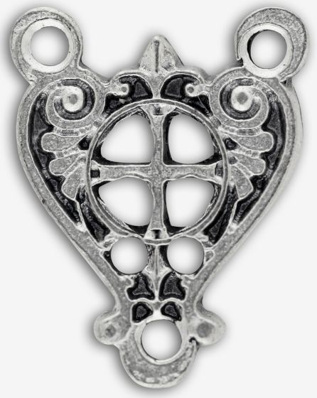  Ornate Heart Centerpiece - 3/4"    (Minimum quantity purchase is 3)