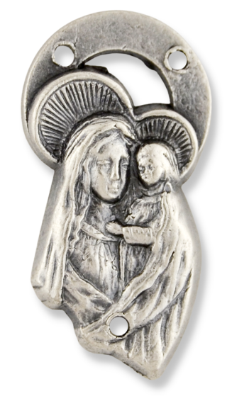 Virgin and Child / Sacred Heart Jesus Centerpiece -3/4" (Minimum quantity purchase is 3)