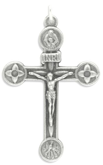  Die Cast Metal Crucifix / Forgiveness - Holy Spirit - 1 3/4 inch (Minimum quantity purchase is 1)