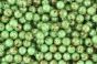   Czech Republic Glass Dappled Beads, Green / Brown - 6mm, Pkg of 60    (Minimum quantity purchase is 1)